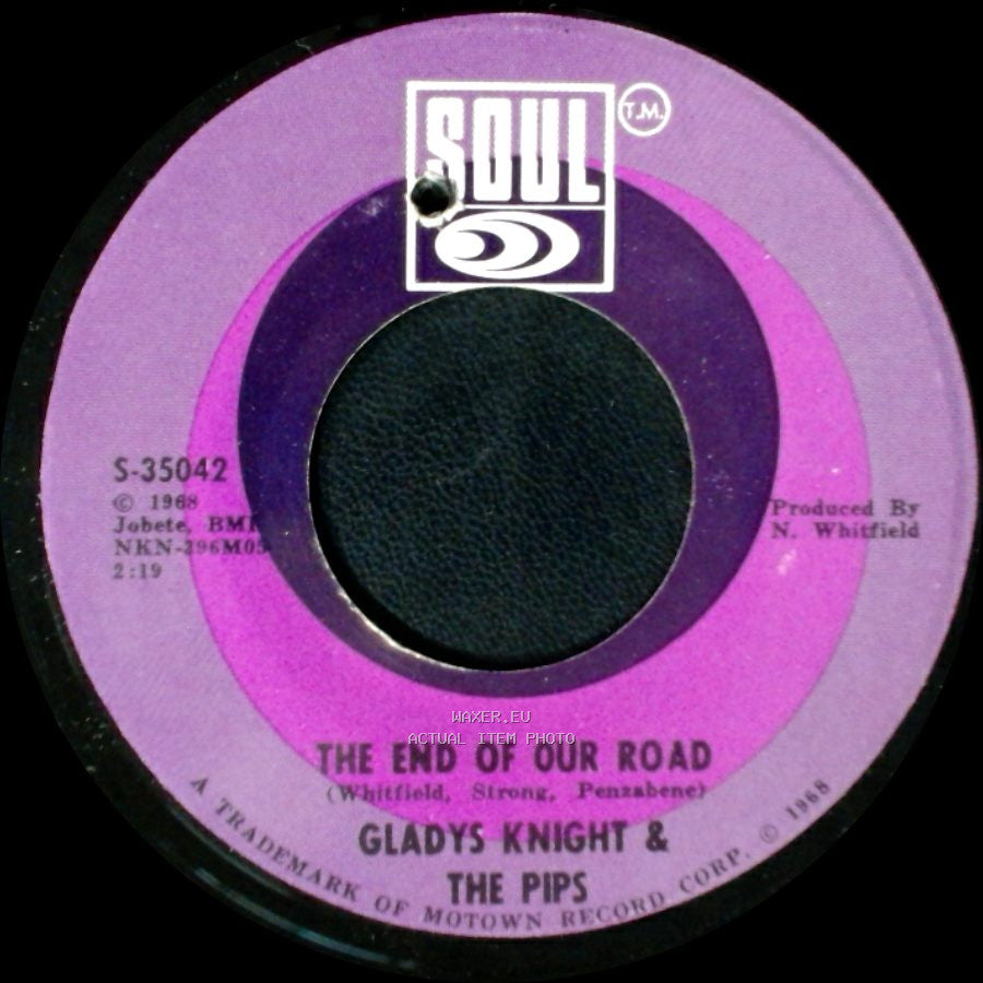 Gladys Knight & The Pips - Don't Let Her Take Your Love From Me / The End Of Our Road side B