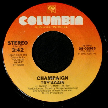 Champaign - Try Again / International Feel side A
