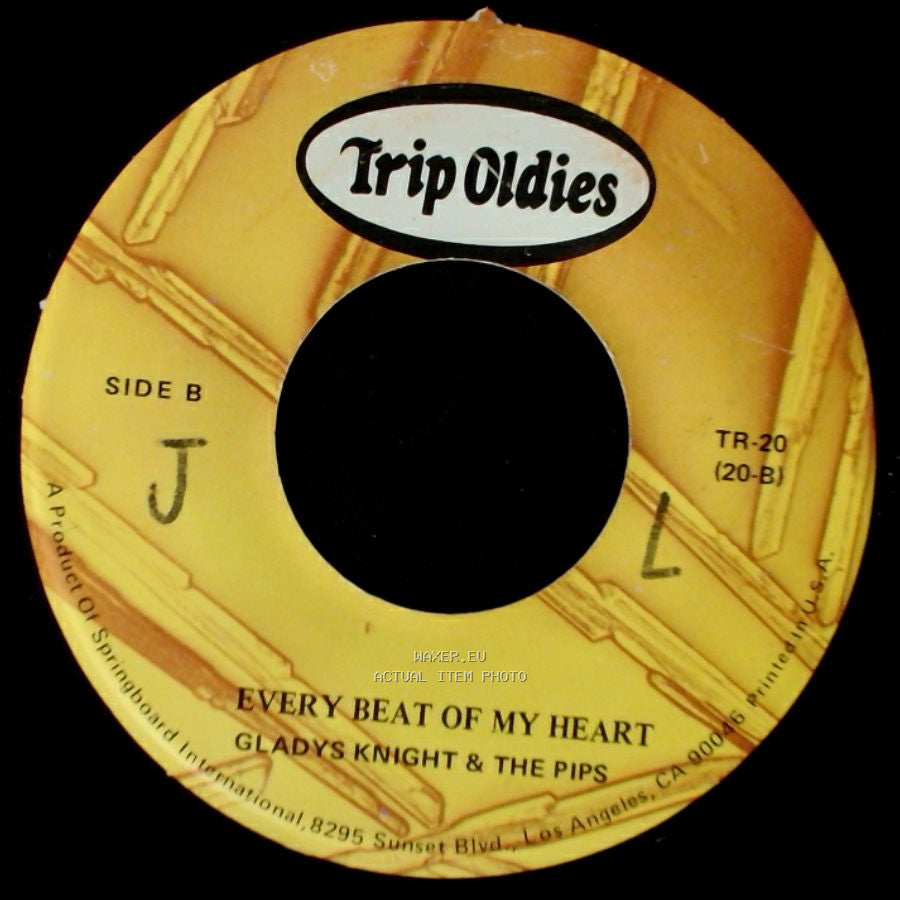 Gladys Knight & The Pips - Letter Full Of Tears / Every Beat Of My Heart side B