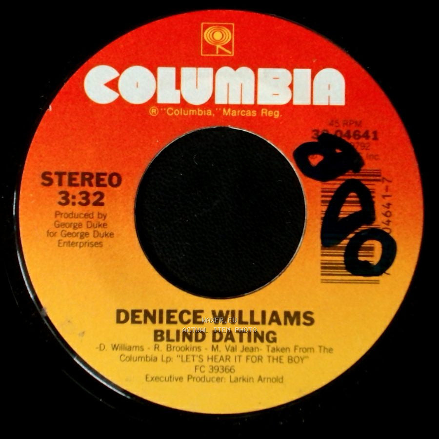 Deniece Williams - Blind Dating / Black Butterfly side A