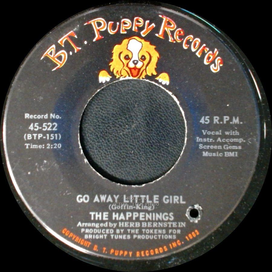 The Happenings - Go Away Little Girl / Tea Time side A