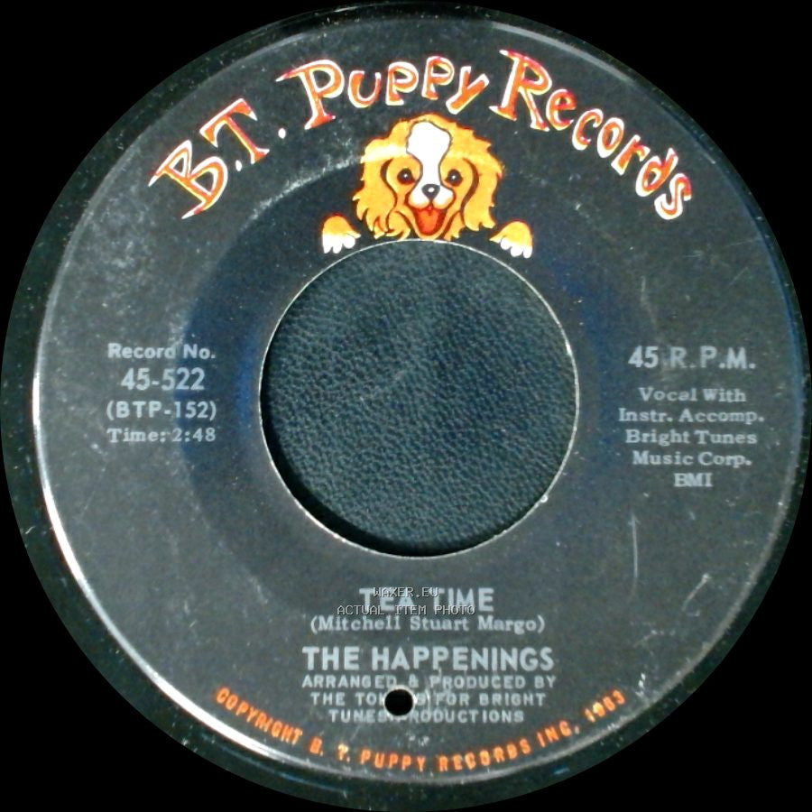 The Happenings - Go Away Little Girl / Tea Time side B