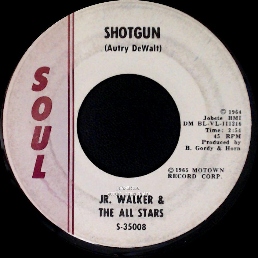 Jr. Walker & The All Stars - Hot Cha / Shotgun side B