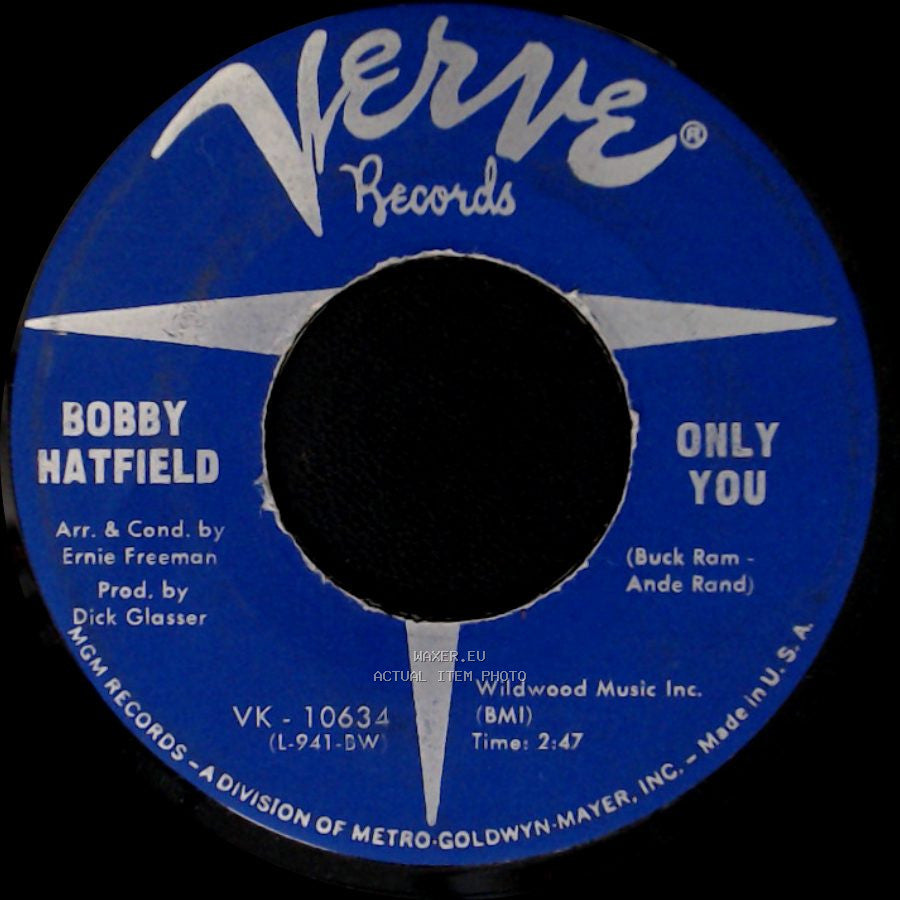 Bobby Hatfield - Only You / The Wonder Of You side A