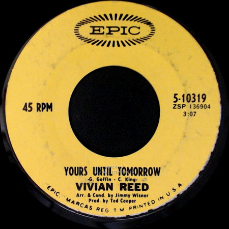 Vivian Reed - Yours Until Tomorrow / I Wanna Be Free side A