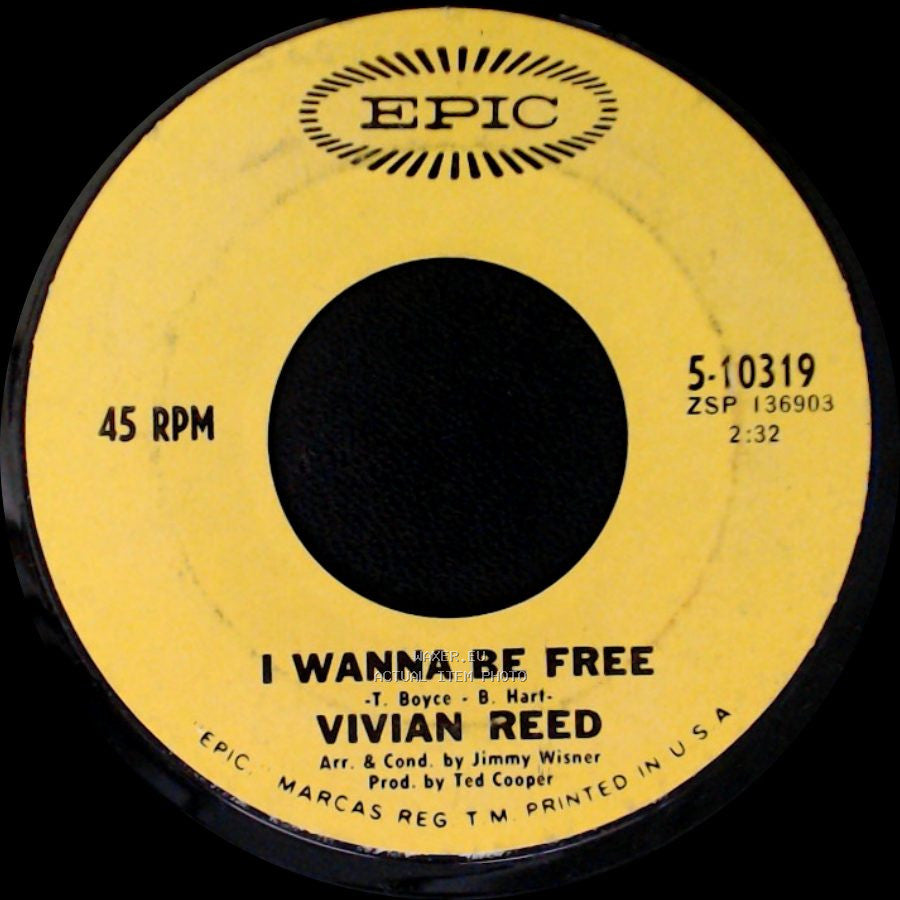 Vivian Reed - Yours Until Tomorrow / I Wanna Be Free side B