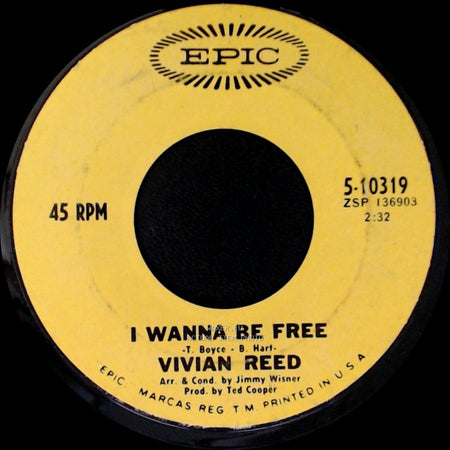 Vivian Reed - Yours Until Tomorrow / I Wanna Be Free side B