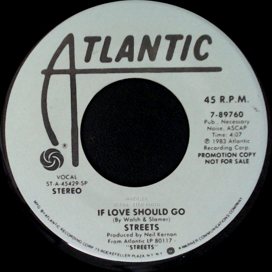 Streets - If Love Should Go / If Love Should Go side A