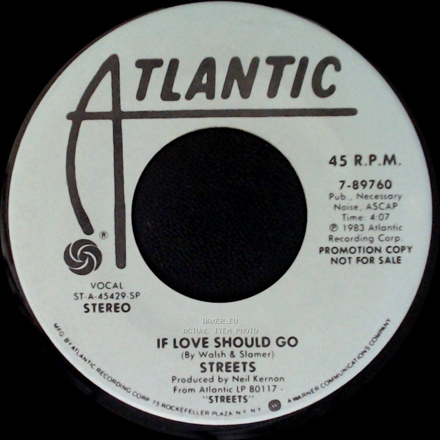 Streets - If Love Should Go / If Love Should Go side B