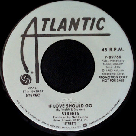 Streets - If Love Should Go / If Love Should Go side B