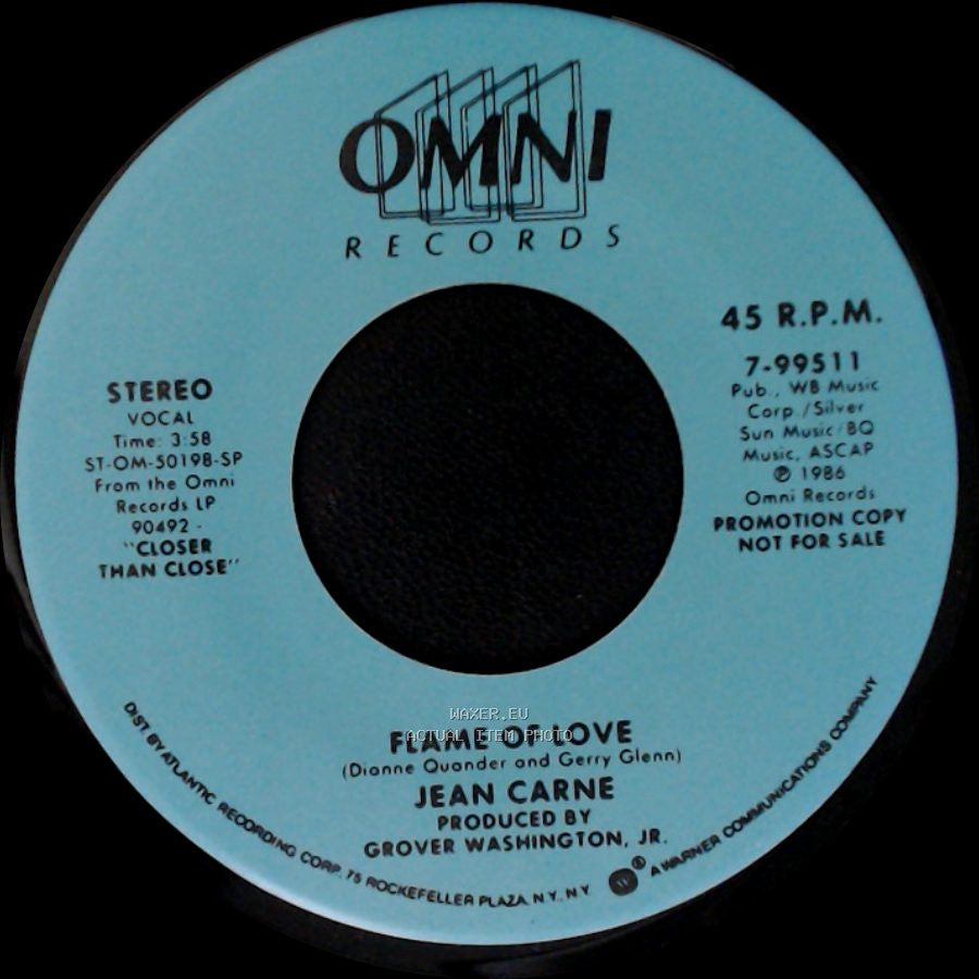 Jean Carne - Flame Of Love / Flame Of Love side A