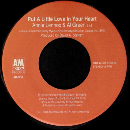Annie Lennox & Al Green - Put A Little Love In Your Heart / A Great Big Piece Of Love The Spheres Of Celestial Influence 4:25 side A