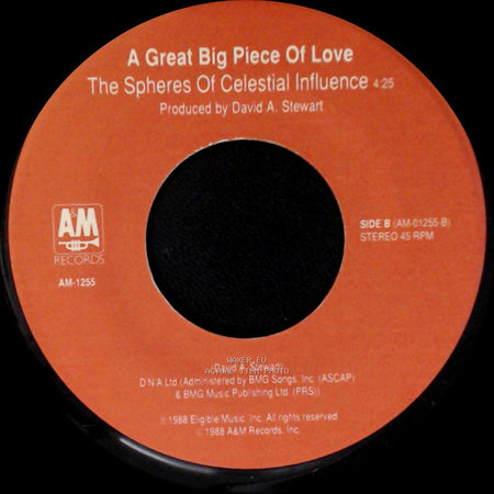 Annie Lennox & Al Green - Put A Little Love In Your Heart / A Great Big Piece Of Love The Spheres Of Celestial Influence 4:25 side B