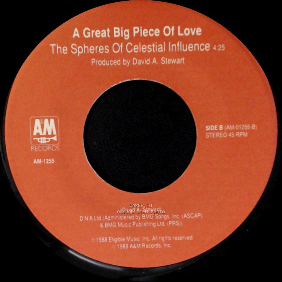Annie Lennox & Al Green - Put A Little Love In Your Heart / A Great Big Piece Of Love The Spheres Of Celestial Influence 4:25 side B