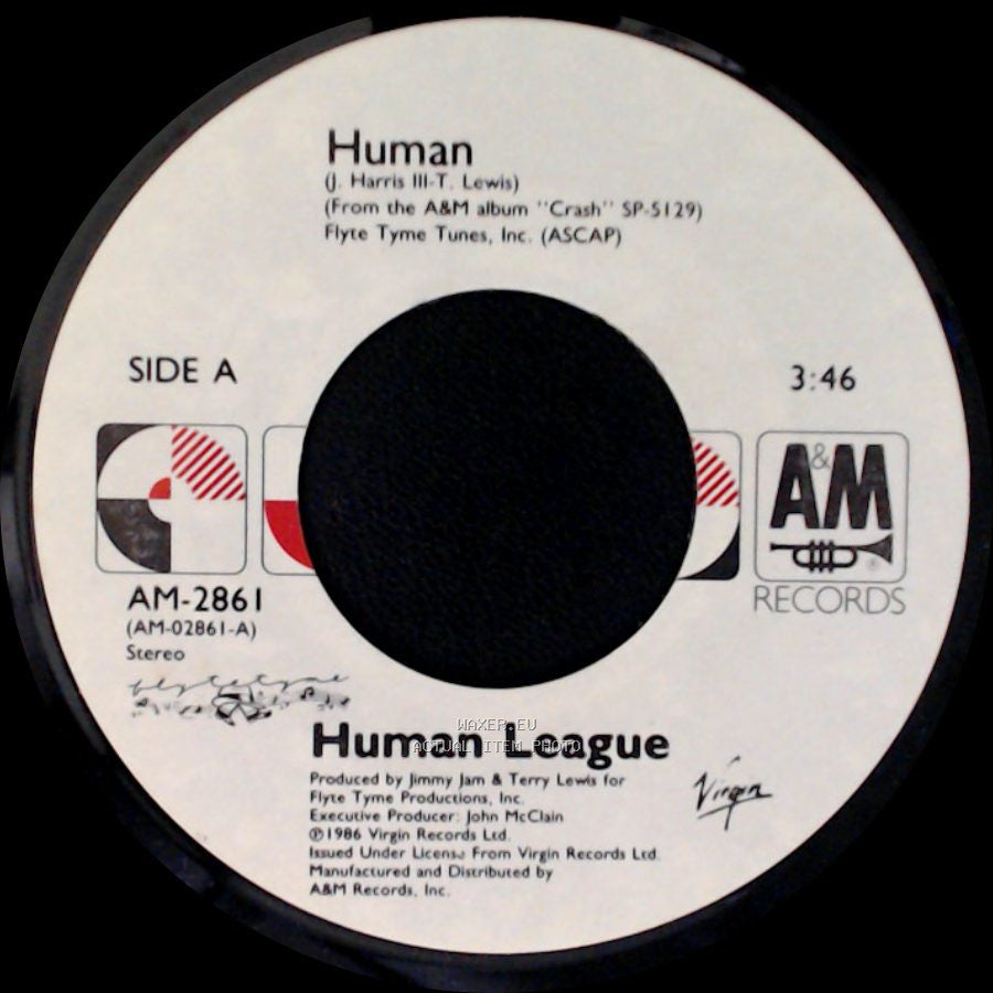 Human League - Human / Human Instrumental Version side A