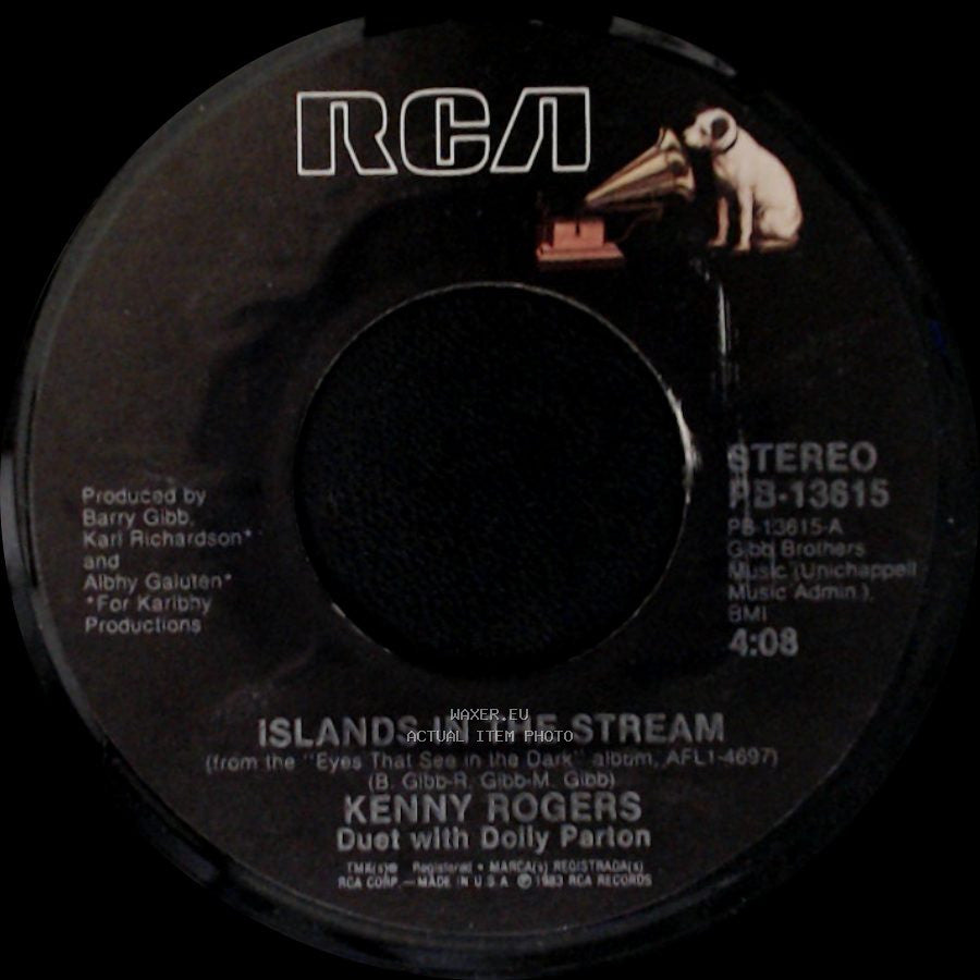 Kenny Rogers Duet With Dolly Parton / Kenny Rogers - Islands In The Stream / I Will Always Love You side A