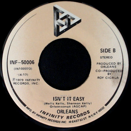 Orleans - Love Takes Time / Isn't It Easy side B