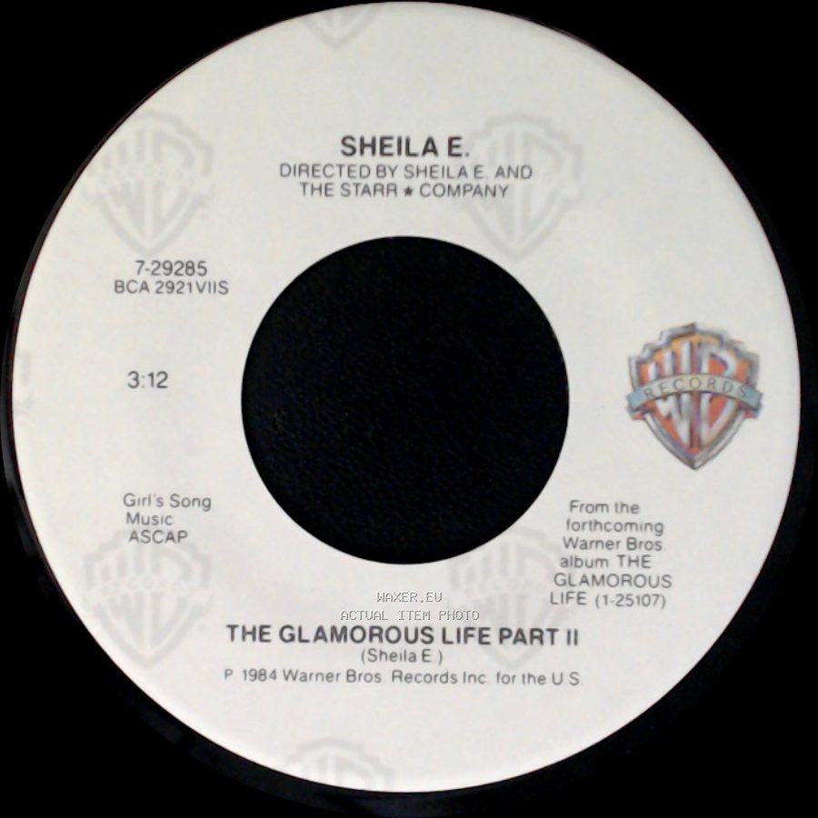 Sheila E. - The Glamorous Life / The Glamorous Life Part Ii side B