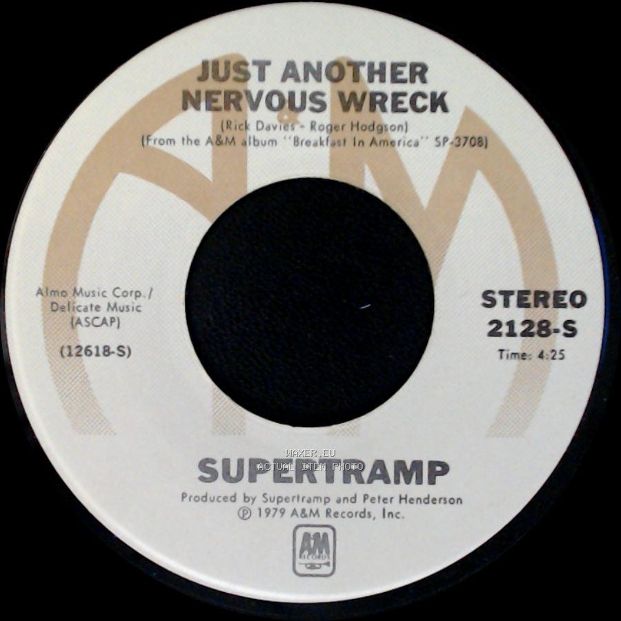 Supertramp - The Logical Song / Just Another Nervous Wreck side B