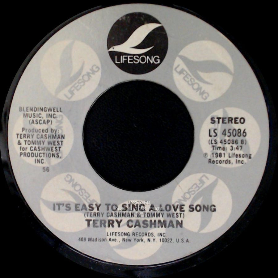 Terry Cashman - It's Easy To Sing A Love Song / Willie, Mickey And "The Duke" (Talkin' Baseball) side A