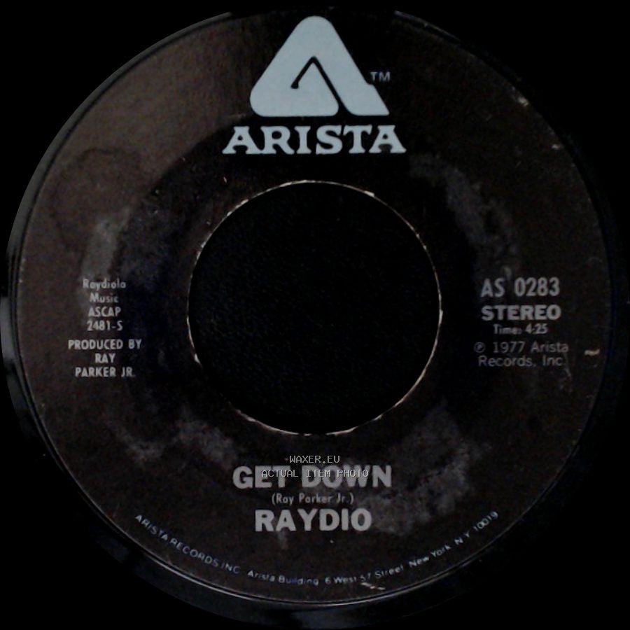 Raydio - Get Down / Jack And Jill side A