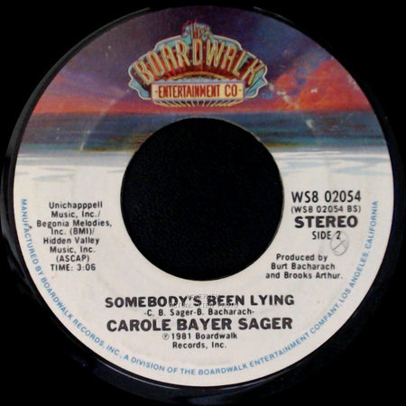 Carole Bayer Sager - Stronger Than Before / Somebody's Been Lying side B