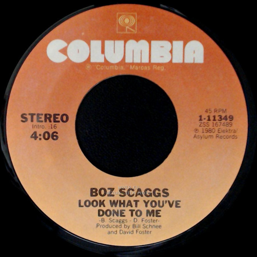 Boz Scaggs - Look What You've Done To Me / Simone side A