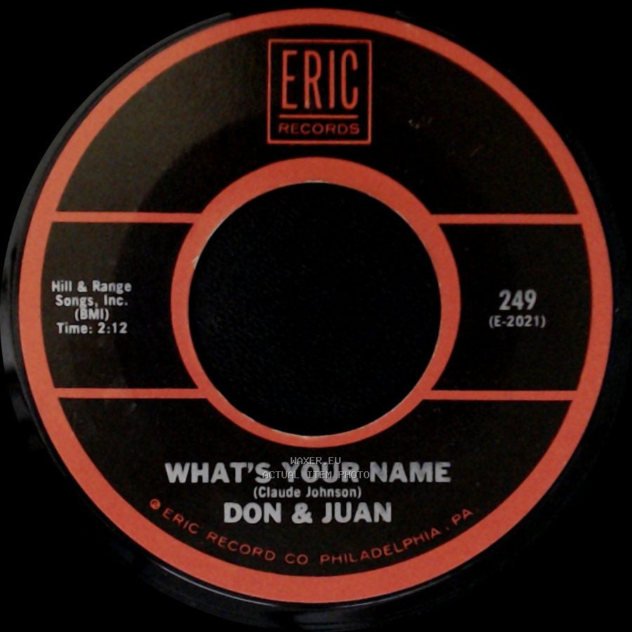 Don & Juan / Sammy Turner - What's Your Name / Lavender Blue side A