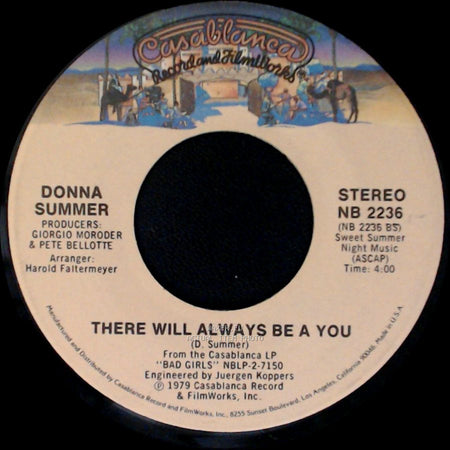 Donna Summer - On The Radio / There Will Always Be A You side B