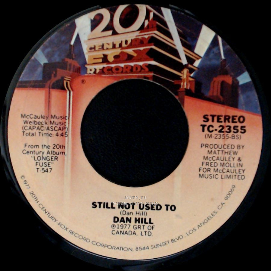 Dan Hill - Sometimes When We Touch / Still Not Used To side B