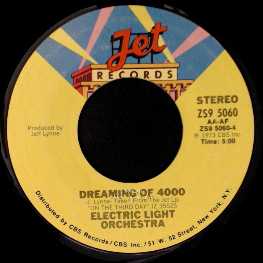 Electric Light Orchestra - Don't Bring Me Down / Dreaming Of 4000 side B
