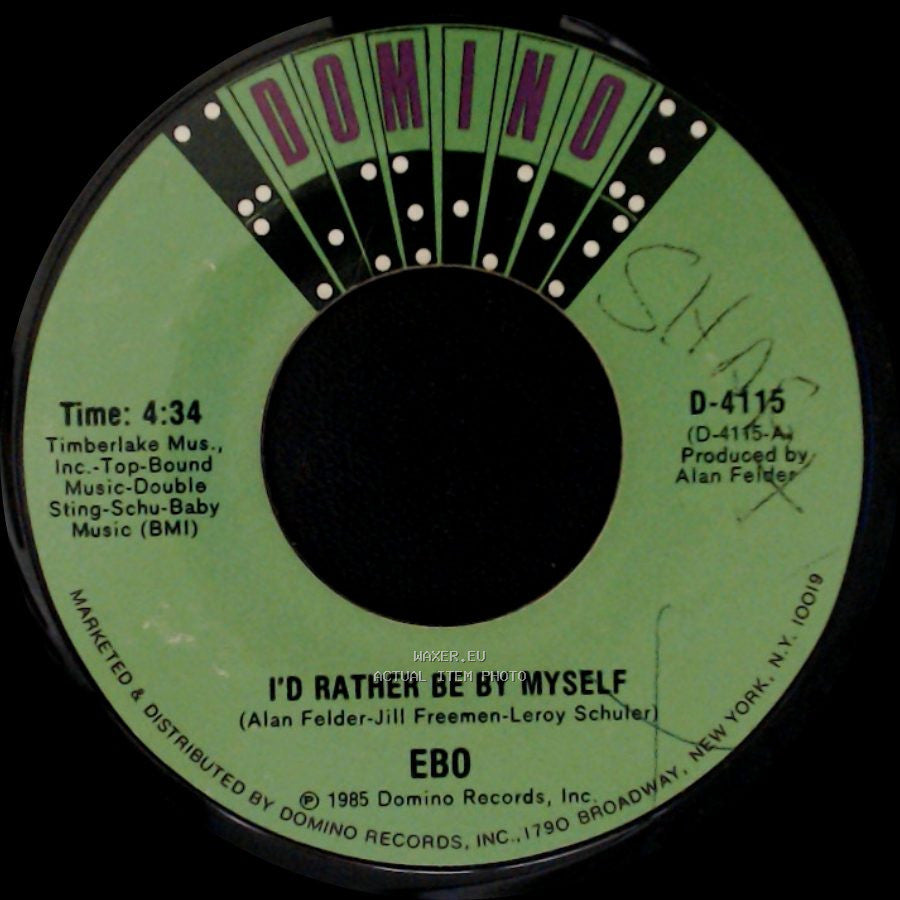 Ebo - I'd Rather Be By Myself / Prime Time side A