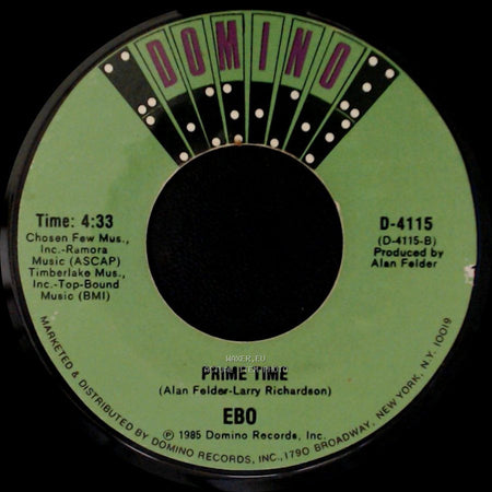 Ebo - I'd Rather Be By Myself / Prime Time side B