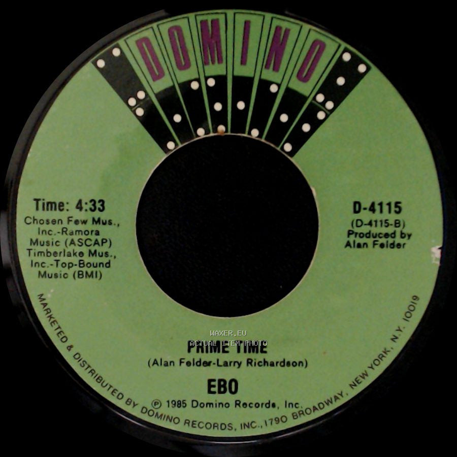 Ebo - I'd Rather Be By Myself / Prime Time side B