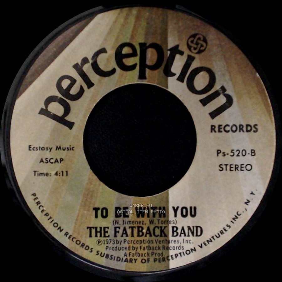 The Fatback Band - Soul March / To Be With You side B