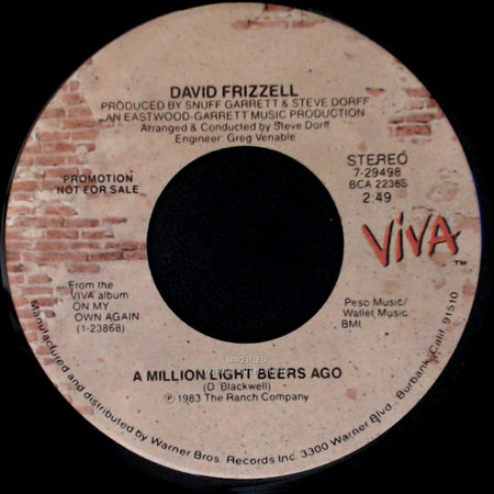 David Frizzell - A Million Light Beers Ago / A Million Light Beers Ago side B