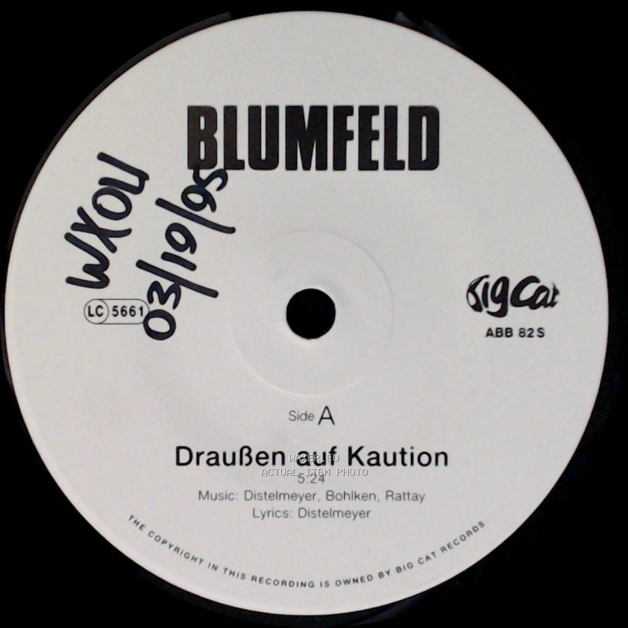 Blumfeld - Draußen Auf Kaution / Jet Set side A