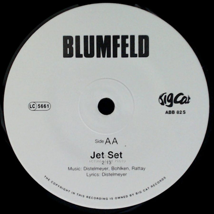 Blumfeld - Draußen Auf Kaution / Jet Set side B