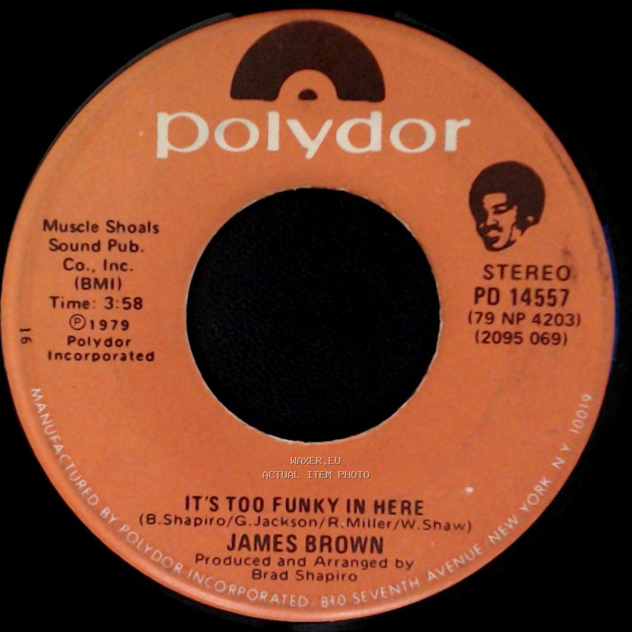 James Brown - Are We Really Dancing / It's Too Funky In Here side B