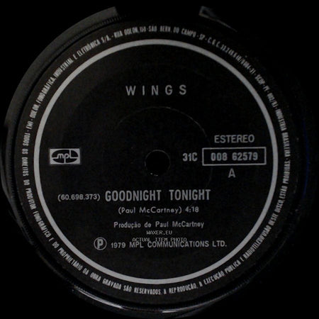 Wings - Goodnight Tonight / Daytime Nighttime Suffering side A