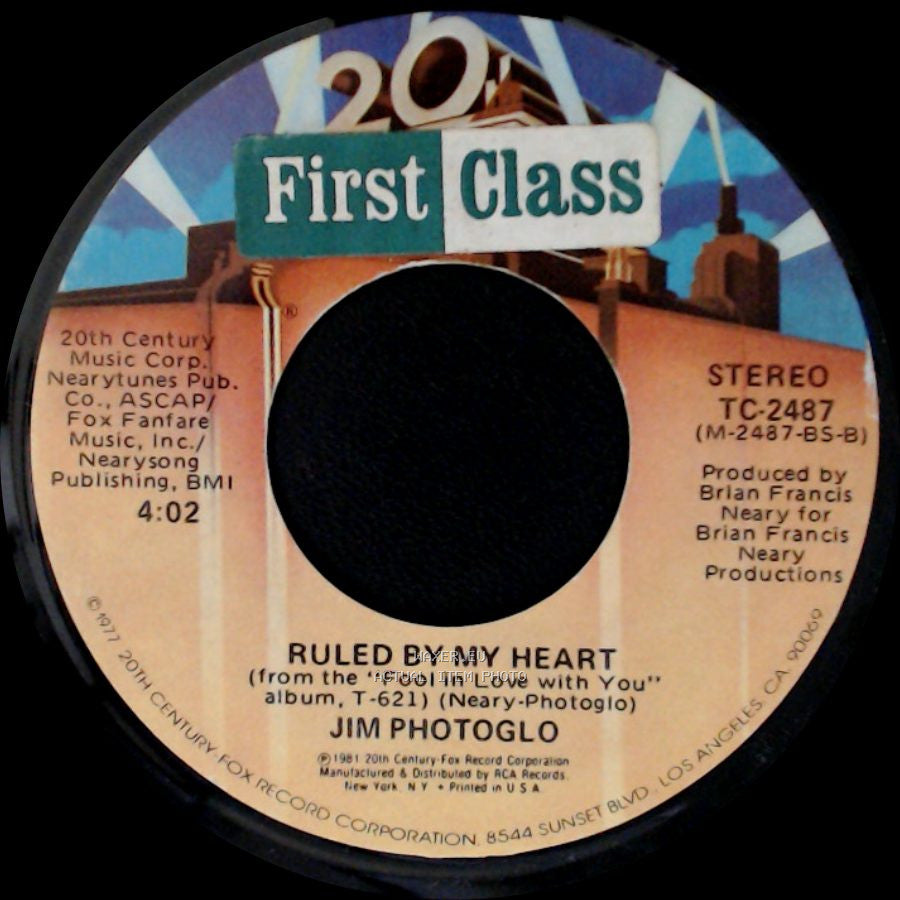 Jim Photoglo - Fool In Love With You / Ruled By My Heart side B