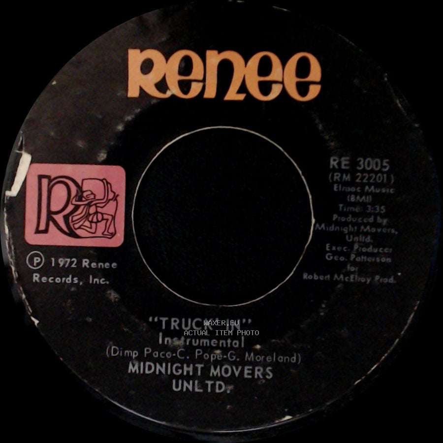 Midnight Movers Unltd. - Put Your Mind In Your Pocket / "Truck' In" Instrumental side B