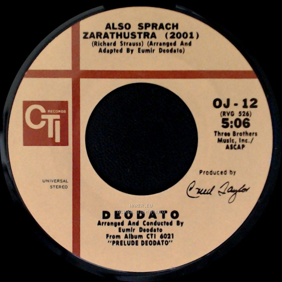 Deodato - Also Sprach Zarathustra (2001) / Spirit Of Summer side A