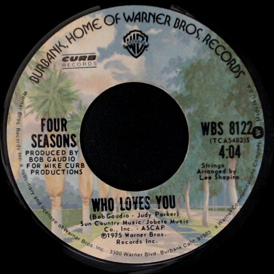 Four Seasons - Who Loves You / Who Loves You (Disco Version) side A