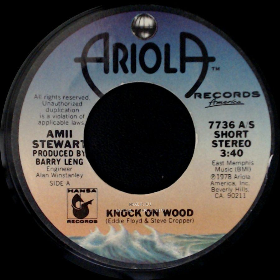 Amii Stewart - Knock On Wood / When You Are Beautiful side A