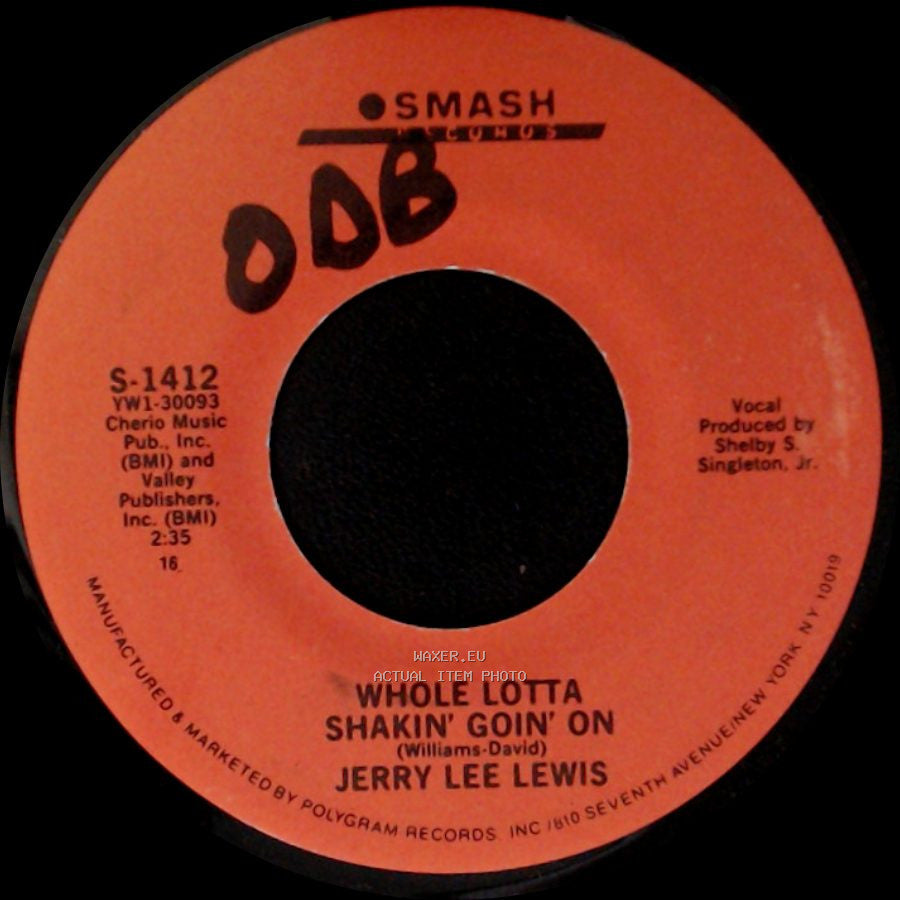 Jerry Lee Lewis - Breathless / Whole Lotta Shakin' Goin' On side B