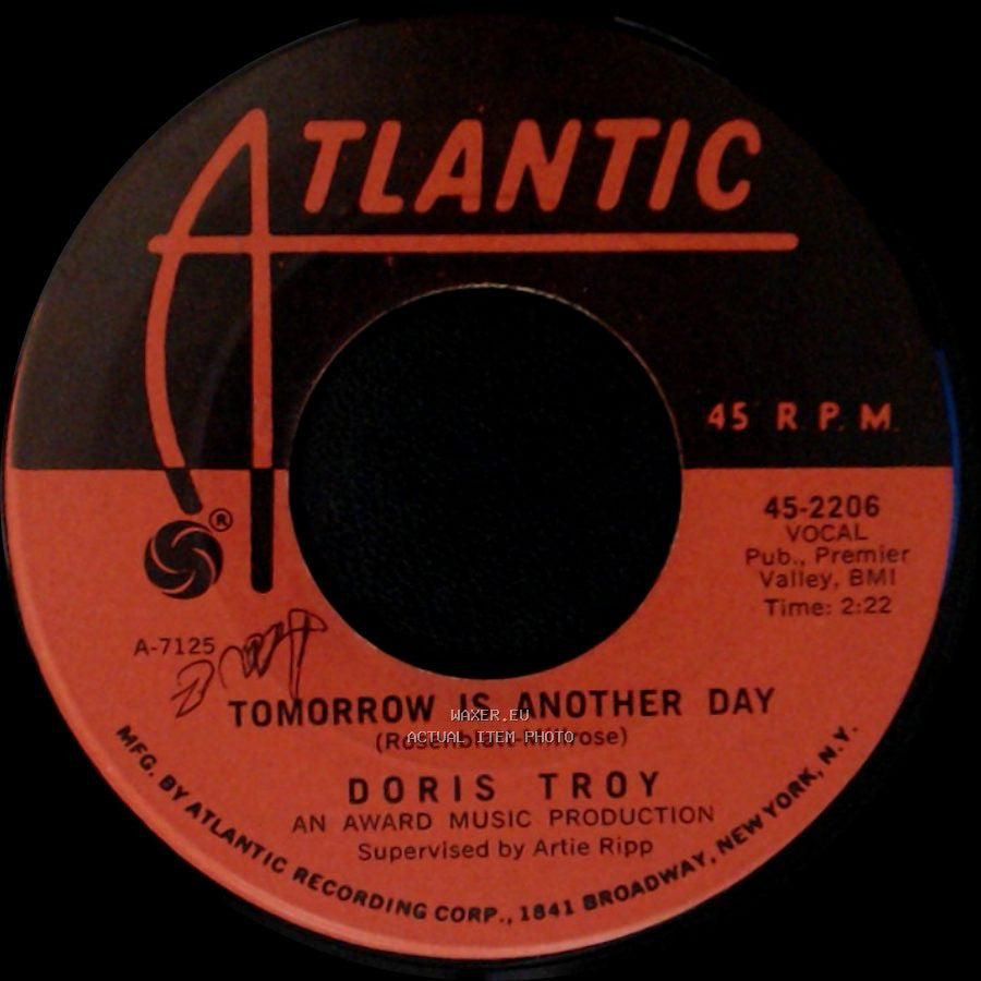 Doris Troy - What'cha Gonna Do About It / Tomorrow Is Another Day side B