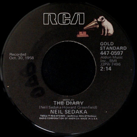 Neil Sedaka - The Diary / Happy Birthday, Sweet Sixteen side A