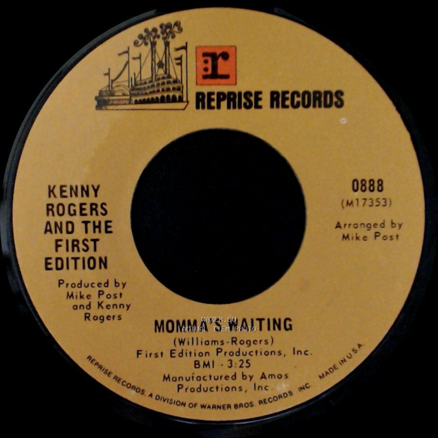 Kenny Rogers And The First Edition - Something's Burning / Momma's Waiting side B