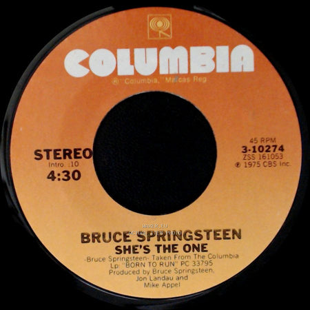 Bruce Springsteen - She's The One / Tenth Avenue Freeze-Out side A